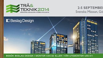 Beslag Design och IMA Norscan ställer ut på Trä & Teknik 2014