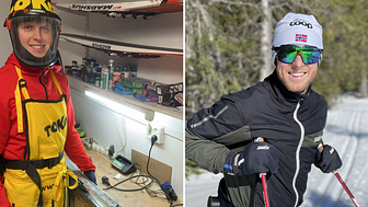 TEAM SKINSTAD: Brødrene Mårten og Petter Skinstad har stort fokus på å skape trygge arbeidforhold når de smører ski.