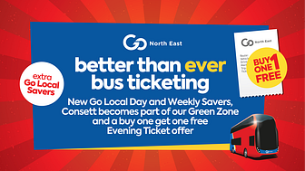 Go North East launches new, better than ever bus ticketing initiatives