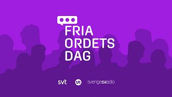 Fria ordets dag. Foto: UR/SVT/Sverige Radio.