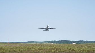 Flygplan lyfter från Stockholm Arlanda Airport. Foto: Victoria Ström