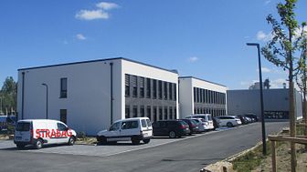 Neuer Firmensitz der STRABAG Sportstättenbau GmbH und der STRABAG AG, Gruppe Verkehrstechnik, in Lünen (Copyright: STRABAG AG)