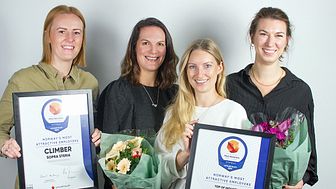 Helene Eide, Megan Strand, Silje Bjørthun og Ida Endresen, alle fra Sopra Steria (Foto: Sopra Steria)