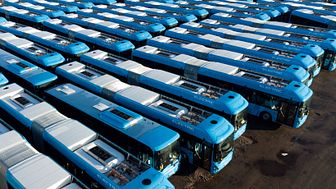 Stor klimatsatning: Transdev förnyar med 400 fossilfria bussar 