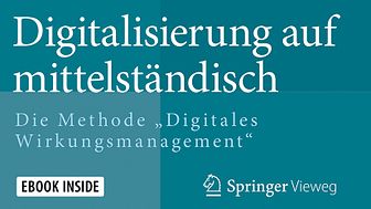 Jetzt erhältlich: Fachbuch „Digitalisierung auf mittelständisch“. Abb. Springer Vieweg