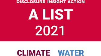 Coca-Cola Europacific Partners på CDP:s A-listor för klimat och vatten