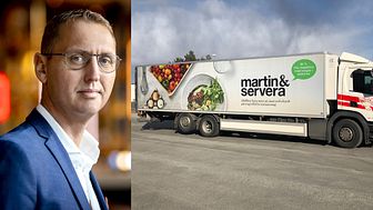 Stefan Bergström Hedmark, vd Martin & Servera Logistik