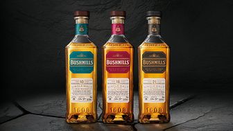 Bushmills lanserar ny flask- och förpackningsdesign till St. Patrick´s Day