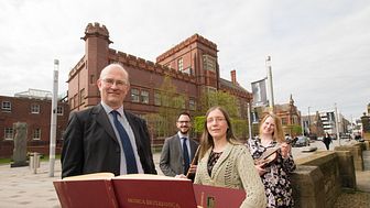 From l-r: Professor David Smith, Kris Thomsett, Dr Katherine Butler and Dr Rachael Durkin, from Northumbria University’s new Music degree.