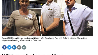 CoYards hjälper butikspersonalen i Ystad