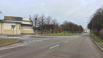 VA-arbete på Österleden medför begränsad framkomlighet från Drottninggatan där trafikanter endast kan svänga höger ut på Österleden.