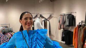 Maria Kinana öppnar sin second hand-butik Modecirkeln på Väla på Hållbarhetens dag den 22 november. Hon tror att efterfrågan på återbruk och cirkulärt mode kommer att öka.