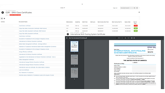 OneOcean’s digital HSEQ solution now includes brand-new functionality for managing vessel certificates and scheduling reports