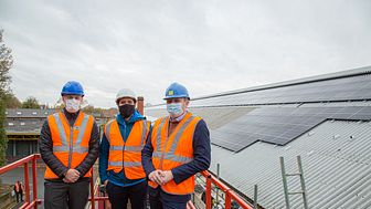 A trial project has seen London’s Streatham Hill depot turned into a local source of renewable energy. More images below.
