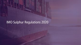 5 things you need to know about the new IMO sulphur regulation