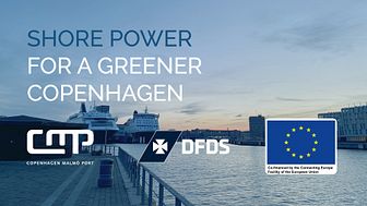 Copenhagen’s first shore power facility is inaugurated for the DFDS ferries