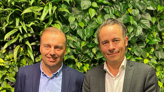 Niclas Sandberg, ny styrelseordförande (till vänster) och Harald Näslund, ny vd (till höger) på Structor Projektutveckling. Foto: Structor