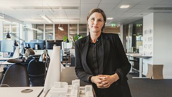 Inredningsarkitekten Melinda Delst-Stokes är ny studiochef på Liljewalls Stockholmskontor. 