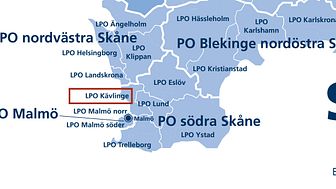 Lokalpolisområde (LPO) Kävlinge består av kommunerna Kävlinge, Burlöv, Staffanstorp och Lomma.