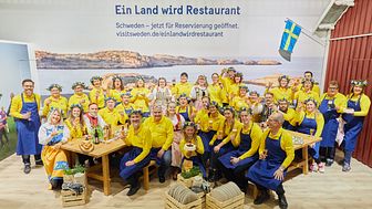 Alla svenska utställare och värdar vid Grüne Woche 2020. Foto: Bernhard Ludewig