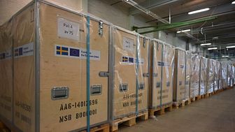 EU:s sjukvårdslager i Sverige aktiveras för första gången