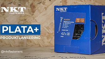 NKT Fasteners lanserar PLATA+, en skruv för montering av spånskivor, MDF, OSB och Plywood
