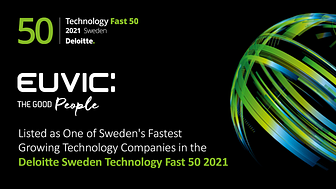 Deloitte listar Euvic som ett av Sveriges snabbast växande techbolag