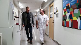 Mårten Segelmark, professor i njurmedicin vid Lunds universitet och överläkare på Skånes universitetssjukhus, och Matthias Hellberg, överläkare inom njurmedicin på Skånes universitetssjukhus.