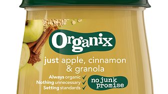 Organix just apple, cinnamon & granola