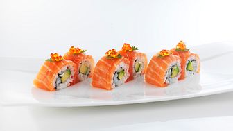 Karibumaki sushi med laks