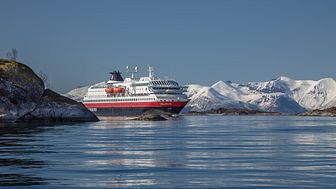 LNG MEETS BATTERIES: MS Polarlys is one of the Hurtigruten ships that will be upgraded to secure even more sustainable operations. Photo: CARSTEN PEDERSEN/Hurtigruten