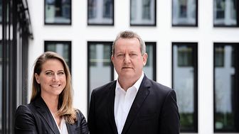 Die beiden neuen Bereichsleiter der ZÜBLIN Chimney and Refractory, Susanne Winter und Rudolf Mallweger (Copyright: Ed. Züblin AG)