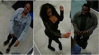 [Police would like to identify the three people pictured]