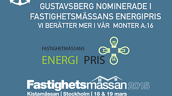 Gustavsberg nominerade till Fastighetsmässans energipris
