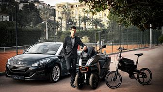 Novak Djokovic ny ambassadör för Peugeot