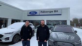 Tony Gustavsson och Alexander Sjöberg, Råbergs Bil i Kalmar.