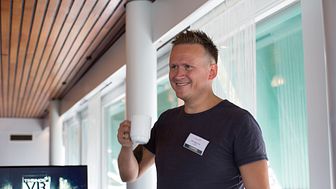 Kåre Vegar Sund i Trainor har stor tro på VR i sikkerhetsopplæring. Foto: Trainor AS
