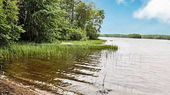 Tydingen, en sjö i nordöstra Skåne som vuxit igen kraftigt de senaste 90 åren.
