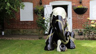 Triumphator, one of the Elephant Parade art pieces we've purchased to support elephant conservation