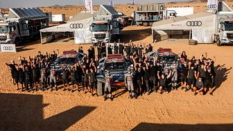 Dakar Rally blev for Audi en succesfuld start på en ny æra