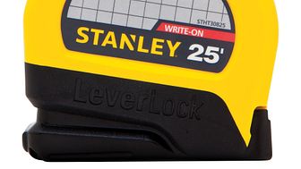 The New STANLEY® Leverlock® Tape Rules Deliver Precise Measurements In A Comfortable Ergonomic Shape