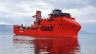 ESVAGT's newbuilt ‘Esvagt Alba’ will be the base for the operation and maintenance of the Moray East Offshore Windfarm off the coast of Scotland. ‘Esvagt Alba’ calls on Fraserburgh Harbor Thursday for the last Marine Surveys ahead of commencing work 