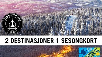 Fra og med kommende vinter 18/19 vil sesongkort kjøpt i Oslo Vinterpark eller Drammen Skisenter være gyldige på begge steder og koste det samme.