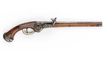 Hjullåspistol, 1650-1680