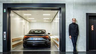 Audi RS e-tron GT og Marc Lichte, designchef for Audi