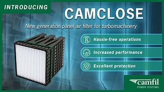 CamClose: New Generation Panel Air Filter for Turbomachinery