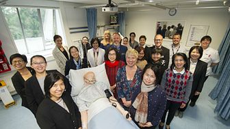 A delegation from Thailand’s Ministry of Public Health at Northumbria University's Clinical Skills Centre