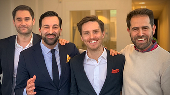 Safa Soltani, Gabriel Ghavami, Henrik Anderberg och Reza Ghazizadeh är den nya ägarkonstellationen på GO MO Group.