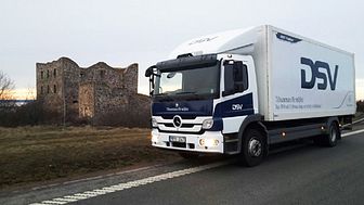 The new truck, Atego Hybrid, from Mercedes-Benz
