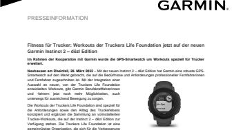 Garmin PM Truckers Life Foundation Workouts